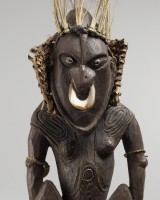 Statuette de femme debout © musée du quai Branly, photo Thierry Ollivier, Michel Urtado