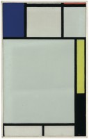 Piet Mondrian Composition avec bleu, rouge, jaune et noir Huile sur toile, 1922 Abou Dhabi, Louvre Abou Dhabi Ancienne collection Yves Saint Laurent - Pierre Bergé