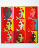 Andy Warhol (1928-1987), Self-Portrait, 1966, peinture acrylique et encre sérigraphique sur 9 toiles de 57,2 x 57,2 cm, dimension totale : 171,7 x 171,7 cm, New York, Museum of Modern Art (MoMA), Gift of Philip Johnson. Acc. n.: 513.1998.a-i. © 2015. Digital image, The Museum of Modern Art, New York/Scala, Florence © The Andy Warhol Foundation for the Visual Arts, Inc. / ADAGP, Paris 2015