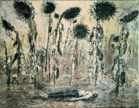 Die Orden der Nacht [Les Ordres de la nuit], 1996 Acrylique, émulsion et shellac sur toile 356 x 463 cm Seattle Art Museum Photo : © Atelier Anselm Kiefer