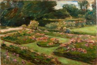 Max Liebermann, Die Blumenterrasse im Wannseegarten, 1915. Photo © Die Lübecker Museen. Museum Behnhaus Drägerhaus