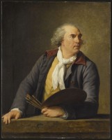 Elisabeth Louis Vigée-Le Brun. Hubert Robert, 1788. Huile sur panneau de chêne (c) RMN - Grand Palais (musée du Louvre) / Jean-Gilles Berizzi