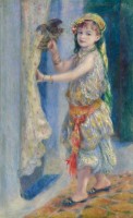 Pierre Auguste Renoir. L’Enfant à l’oiseau (Mlle Fleury en costume algérien), 1882. Huile sur toile. Photo © Sterling and Francine Clark Art Institute, Williamstown, Massachusetts, USA (photo by Michael Agee)