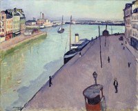 Albert Marquet (1875-1947), Vue du port du Havre (Le Quai de Notre Dame) vers 1911, huile sur toile © ADAGP, Paris 2016 / Fondation Collection E.G. Bührle, Zurich / ISEA