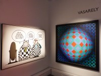 Philippe Geluck / Vasarely (c) D.R.