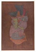 PAUL KLEE Dame Daemon Dame Démon, 1935 Huile et aquarelle sur toile de jute préparée sur carton 150 x 100 cm Zentrum Paul Klee, Berne