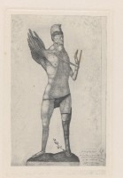PAUL KLEE Der Held mit dem Flügel Le Héros à l’aile, 1905 Gravure à l’eau forte - 25,7 x 16 cm Zentrum Paul Klee, Berne