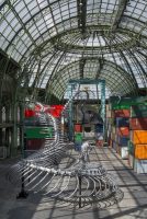 Huang Yong Ping, Empires - Monumenta 2016. Simulation 3D du projet par l'Atelier Alain Deswarte (c) Adagp Huang Yong Ping. Courtesy de l'artiste et Kamel Mennour, Paris