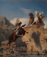  Charles Gleyre (1806-1874). Cavaliers turcs et arabes, 1838-1839 © Nora Rupp, Musée cantonal des Beaux-Arts de Lausanne