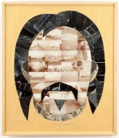 Eduardo Arroyo (né en 1937). Portrait de Balzac, 2014. Collage sur papier (c) Maison de Balzac / Roger-Viollet (c) Adagp, Paris 2016