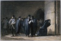 DAUMIER Honoré (1808-1879). Le Palais de justice, 1850. Musée des Beaux-Arts de la Ville de Paris, Petit Palais © Petit Palais / Roger-Viollet
