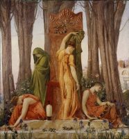 Sir William Blake Richmond, Electre sur la tombe d’Agamemnon, 1874. © 2016 Art Gallery of Ontario