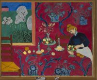 Henri Matisse, La Desserte (Harmonie rouge, La Chambre rouge), printemps-été 1908 ©Succession H. Matisse Photo ©Saint-Pétersbourg, Musée d’État de l’Ermitage, 2016