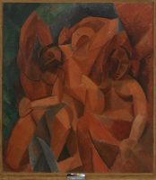 Pablo Picasso, Trois femmes. Esquisse du tableau, 1908. © Succession Picasso 2016 Photo ©Moscou, Musée d’État des Beaux-Arts Pouchkine