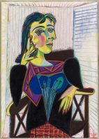 Pablo Picasso, Portrait de Dora Maar, Paris, 1937 Huile sur toile, Musée national Picasso-Paris © Succession Picasso 2016