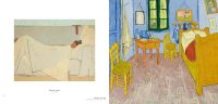 Mais où est donc Pompon ? Page de gauche : E. Vuillard, Au lit, 1891. Page de droite : La Chambre de Van Gogh à Arles, 1889