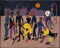  William H.Johnson, Moon over Harlem, vers 1943/44 © Washington D.C., Smithsonian American Art Museum