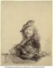 Rembrandt appuyé, 1639 - (c) Photothèque des Musées de la Ville de Paris - Patrick PIERRAIN