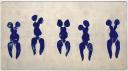 Anthropométrie de l'époque bleue, Yves Klein, 1960 - (c) Adagp, Paris 2006 - collection Centre pompidou, Musée national d'art moderne