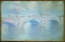 Claude Monet, Le Pont de Waterloo, ~1901, Pastel sur papier - (c) Triton Foundation, Pays-Bas