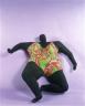 Niki de Saint Phalle, Nana noire (maillot de bain vert), 1965, Grillage en métal, tissu, colle, laine, peinture, Sprengel Museum Hannover, Hanovre - (c) NCAF, Donation Niki de Saint Phalle / ADAGP, Paris, 2007