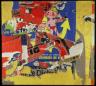 Jacques Villeglé, Rue Lauzin, 5 février 1964, Affiches lacérées marouflées sur toile, Collection privée, Grèce, Courtesy Galerie G.-Ph. & N. Vallois, Paris - (c) ADAGP, Paris, 2007 %%