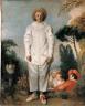 Jean-Antoine Watteau (1684-1721), Pierrot dit autrefois Gilles, vers 1717, Huile sur toile, Paris, musée du Louvre, département des Peintures, Photo de presse - (c) RMN  / J.G. Berizzi $$