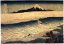 HOKUSAI Katsushika, 'Paysage' (titre donné par l'école Shirakaba) ou 'Tamagama dans la province de Munsabi', 1832