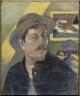 Paul GAUGUIN, Autoportrait au chapeau; au revers, Portrait de William Molard, v. 1893/4, Huile sur toile, Musée d'Orsay, Paris - (c) Photo RMN