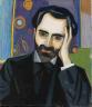 Martiros SARIAN, 'Portrait d'Alexandre Tsatourian', 1915. Huile sur toile, 70,5 x 62 cm - (c) Galerie nationale d'Arménie, Erevan ££
