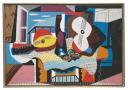 PICASSO, Mandoline et guitare, 1924. Huile et sable sur toile. 140,7 x 200,3 cm. Salomon R. Guggenheim Museum, New York (c) Succession Picasso, 2007