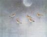 UEMURA Atsushi, Clair de lune, 1985. Tableau à encadrer, polychrome sur papier, 178 x 225 cm. Royal Takamatsu Country Club