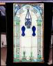 Panneau évoquant un mihrab, Syrie, Damas. Vers 1575-1580. Pâte argilo-siliceuse, couleurs sous glaçure transparente incolore, AKTC (c) Aga Khan Trust for Culture