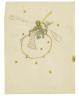 Le Dernier amour du Petit Prince. Dernière correspondance illustrée d'Antoine de Saint-Exupéry. Dessin original à l'aquarelle (avril 1943-mai 1944). Collection privée (c) Droits réservés