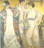 Francisco Iturrino, Tablao Flamenco, 1909-12. Huile sur toile, 120,3 x 110 cm. Museo de Bellas Artes de Santander (c) MBAS