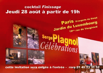 Invitation Finissage Serge Plagnol