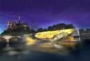 Les lumières du Japon illuminent les quais de la Seine. Tigre (c) D.R.