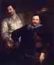 Antoon Van Dyck. Double portrait des frères Lucas et Cornelis de Wael. Rome, Pinacoteca Capitolina