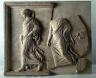 Relief des Aglaurides dit La Gradiva. Art romain, 1ère moitié du IIe siècle apr. J.-C. Marbre (c) Rome, musée Chiaramonti