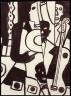 Fernand Léger, Jazz (Variante), vers 1930. Lavis d'encre de Chine sur papier (c) Paris, Galerie Berès