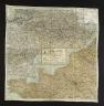 Foulard reproduisant la carte de France à l'usage des aviateurs Alliés, 1940-44. Sergé de soie imprimé (c) Galliera / Roger-Viollet