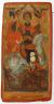 Saint Georges à cheval. Fin du XVe siècle. Détrempe sur bois. Provenance: Boyana (c) L. Ognianov / Galerie Nationale des Beaux-Arts de Bulgarie, Sofia