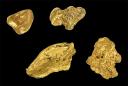 Pépites d'or de Californie, seconde moitié du XIXe siècle (c) Collection Petra et Greg Martin