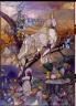 Louis C. Tiffany. Panneau de mosaïque aux cacatoès à huppe jaune, 1916. Tesselles de verre. Accrington, Haworth Art Gallery (c) Photo The Haworth Art Gallery