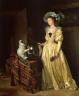 Jean-Honoré Fragonard et Marguerite Gérard. Le Chat angora. Vers 1786. Huile sur toile. Baltimore Museum of Art (c) Courtesy of Bernheimer Fine Old Masters, Munich