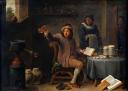 David II Teniers. La Visite chez le médecin du village. 1660. Huile sur bois. Serge Witz (c) Brukenthal National Museum, Sibiu / Hermannstadt, Romania