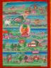 Récit des vies antérieures du Buddha. XVIIIe-XIXe s. Encre et couleurs minérales sur coton. Gönpa de Phajoding, Thimphu (c) Photo: Shuzo Uemoto