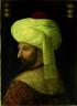 Suiveur de Gentile Bellini. Mehmed II le Conquérant, début du XVIe siècle. Huile sur panneau. Doha, musée d'Art islamique (c) Museum of Islamic Art, Doha