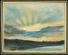 Eugène Delacroix. Coucher de soleil, vers 1850. Pastel (c) Collection Karen B. Cohen, New York