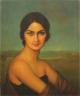 Julio Romero de Torres (1874-1930). Portrait de femme, XXe siècle. Huile sur toile. Collection Pérez Simon, Mexico (c) Fundacion JAPS - Photo: Arturo Piera Lopez